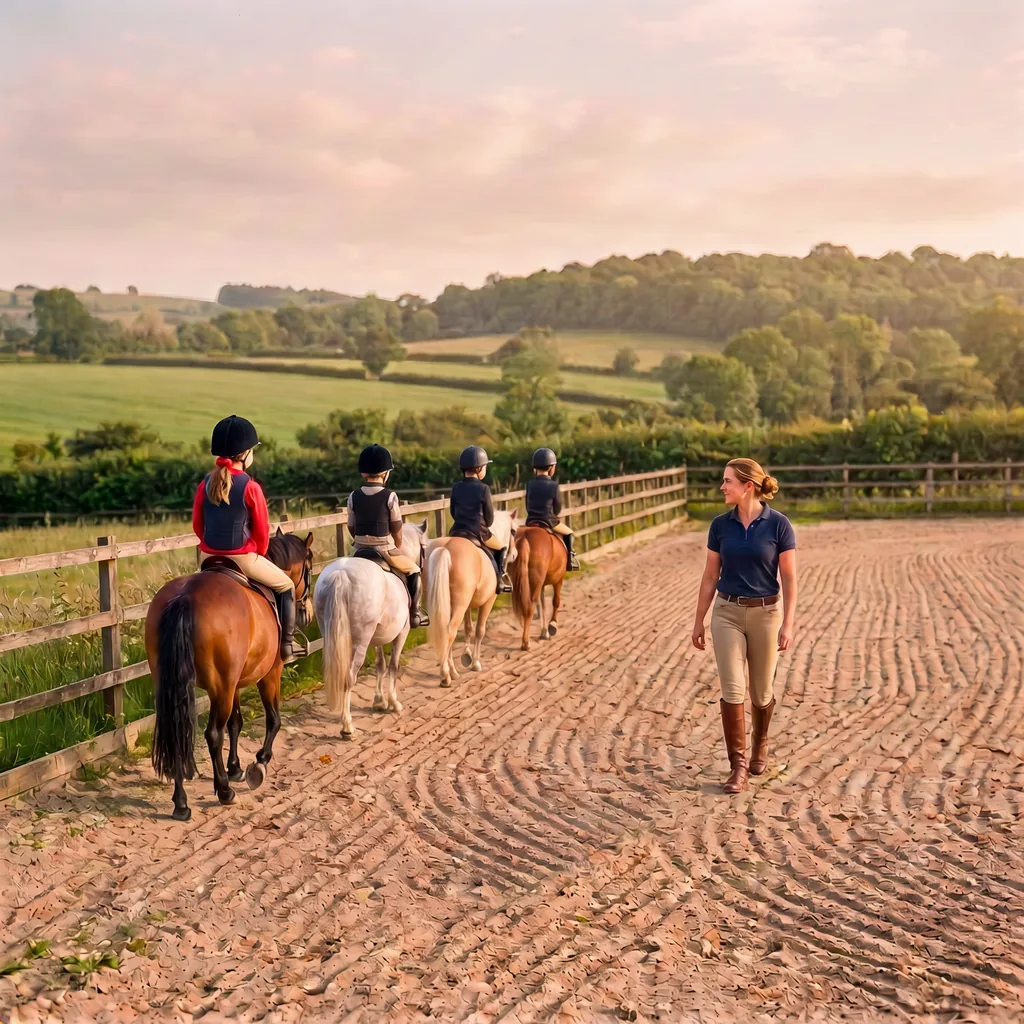 Cours de poney à Pressignac, Charente